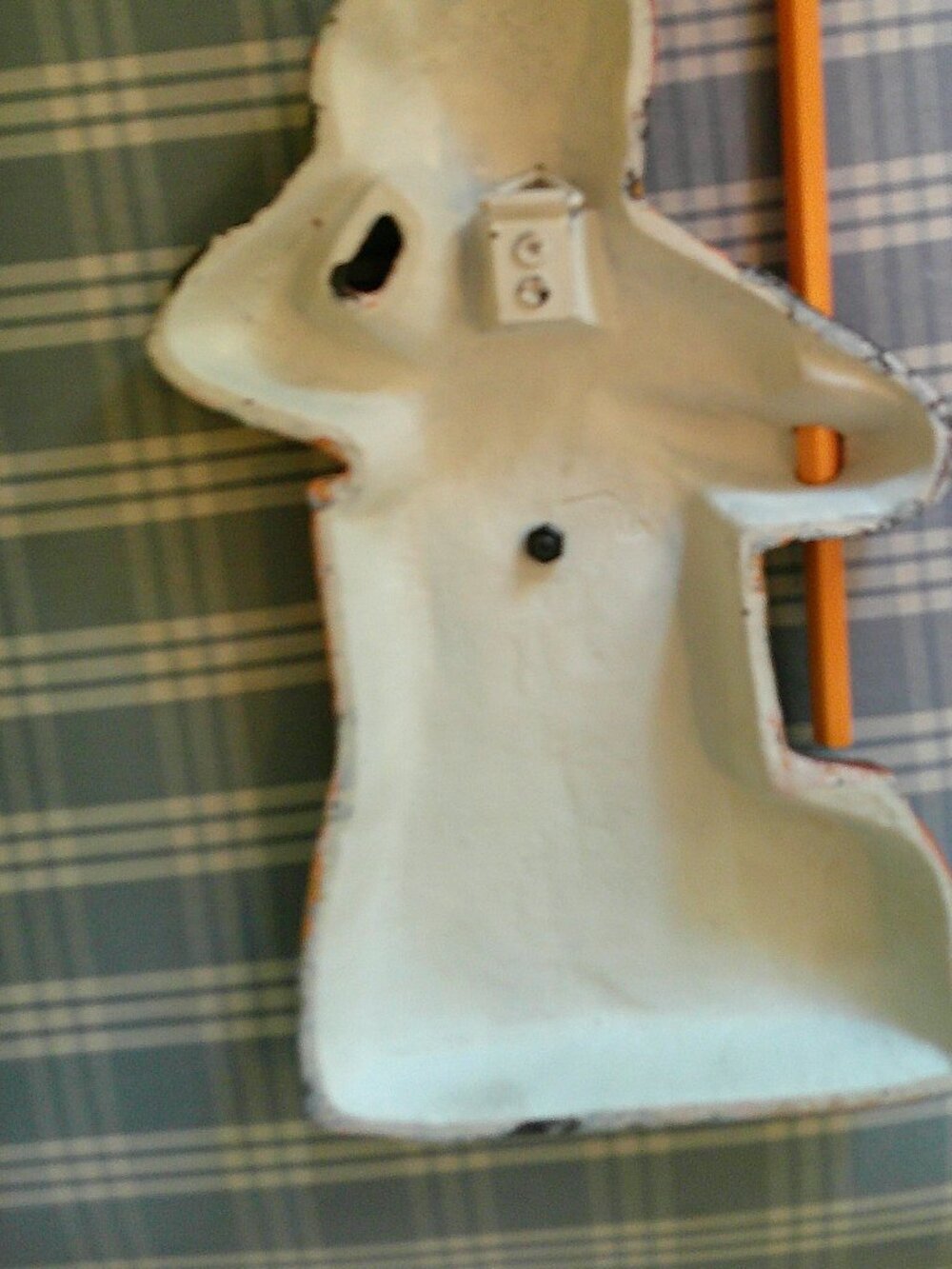 Vintage Hanging Cast Iron maid memo pad - Picture 4 of 7